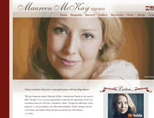 Tablet Screenshot of maureenmckay.com